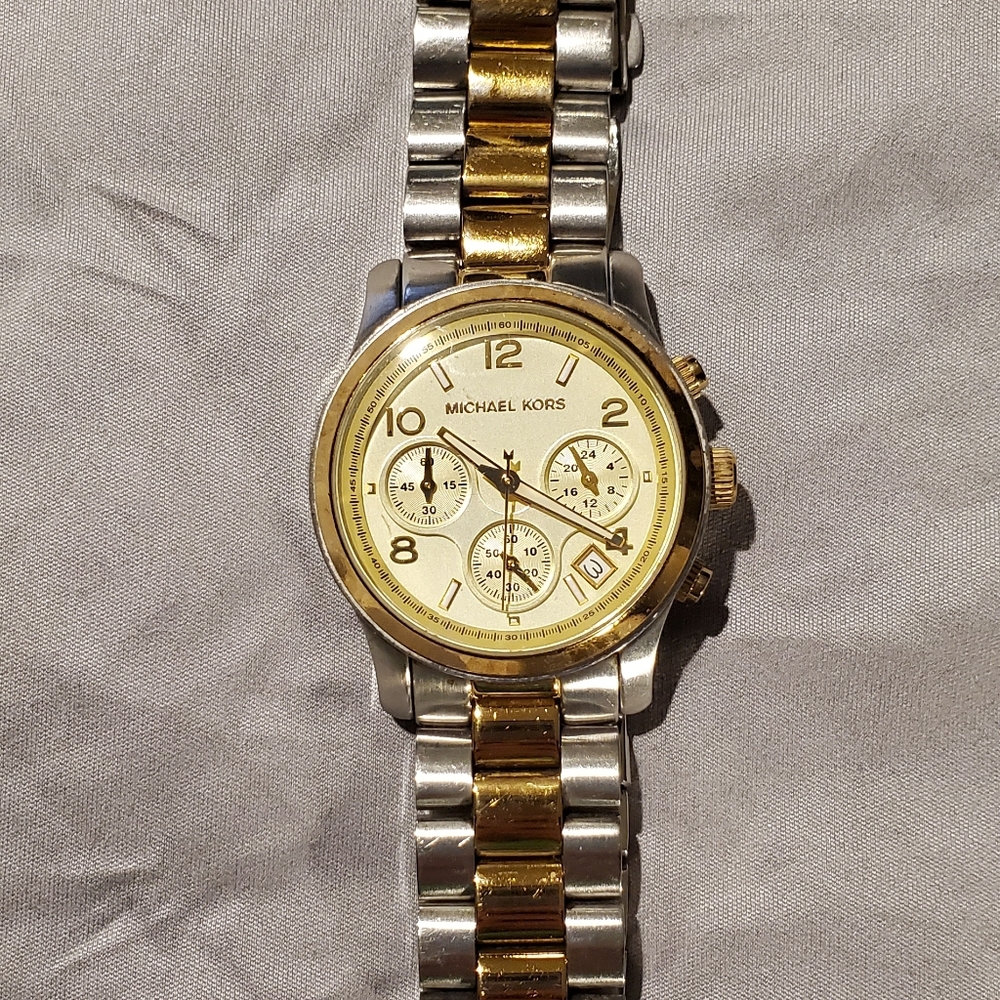 Michael Kors two tone watch
